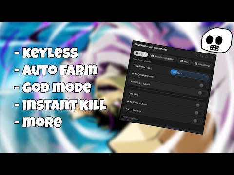 NEW Jujutsu Infinite Script - Auto Mission Insta Kill Boss, Auto Farm (NO KEY) | Skull Hub