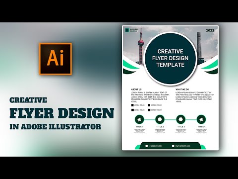 Flyer Design in Adobe Illustrator | Illustrator Tutorial | Graphic Square