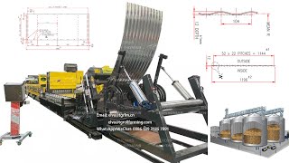 High tech grain bin machine #grainbinmachine