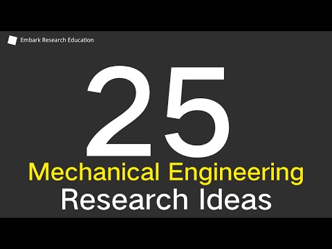 25 Best Mechanical Engineering Student Research Topics  for 2024