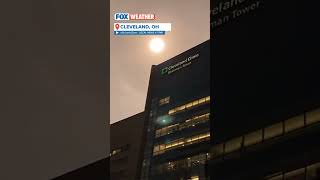 Total Solar Eclipse In Cleveland, OH #solareclipse #eclipse2024