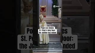 Pope Leo closes the Holy Door of St. Peter’s Basilica signaling the end of the Jubilee Year