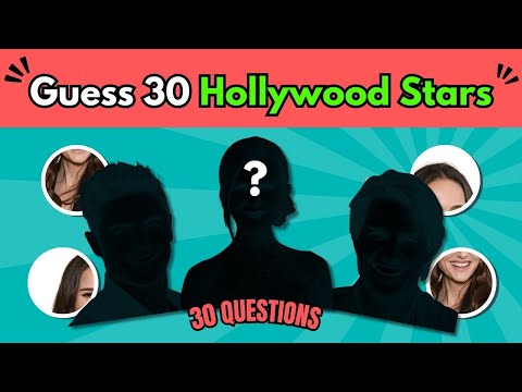 Guess the Hollywood Star from Facial Close-Ups! II Mind Challenge