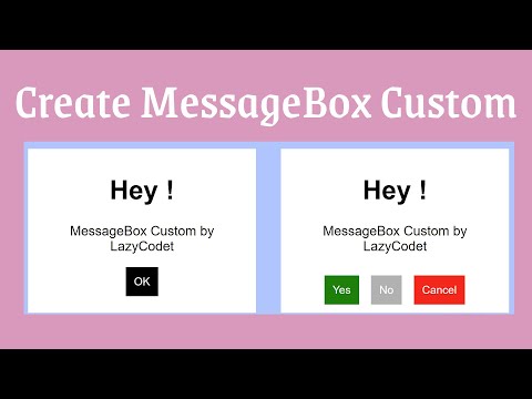 [C# WPF] - Create MessageBox Custom with LazyCodet