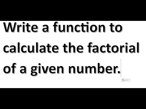 JavaScript Function Exercises: How to calculate Factorials