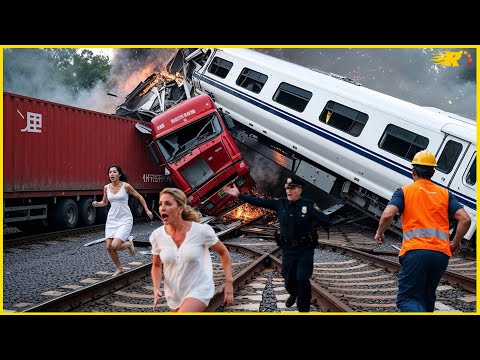 Most Unbelievable Train Crashes Compilation Moments Caught on Camera - Best Of Month #3