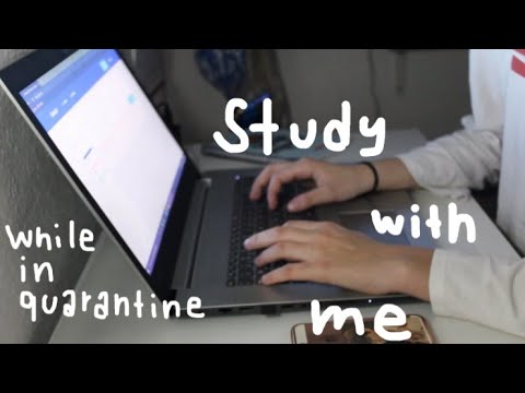 a quarantine study with me