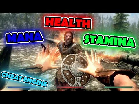 Skyrim - Infinite Mana/Health/Stamina With Cheat Engine