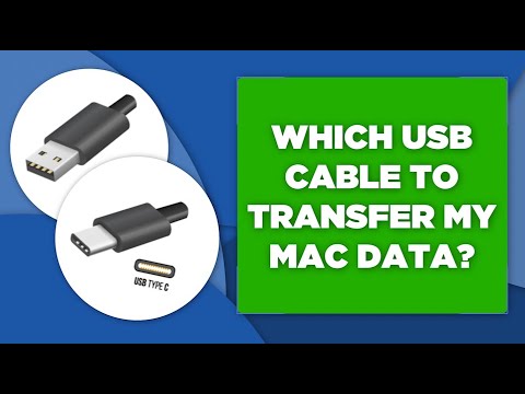 Which CABLE do I need to transfer my MAC DATA to a NEW COMPUTER?