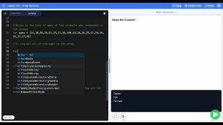Lesson 3.3 - Array Iteration