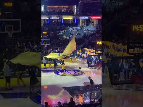 NBA Pacers ￼basketball team entrance￼