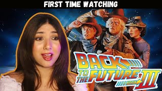 Back to the Future Part III MOVIE REACTION (first time watching)