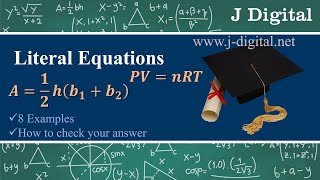 How to solve Literal Equations (Updated 2020)