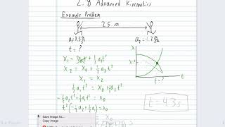 AP Physics C - Advanced Kinematics Example Problem