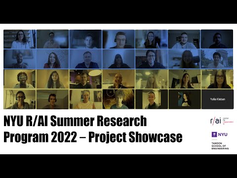 NYU R/AI Summer 2022 Research Program - Project Showcase
