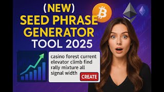 Free Seed Phrase Generator – For Any Crypto Wallet | Seed Phrase Tool 2025 | BSC & ETH & BTC & SOL