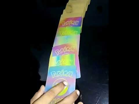 |pokemon cards collection||❤️ GOLD VS RAINBOW VS BLUE...💃#pokemon #shorts #trending