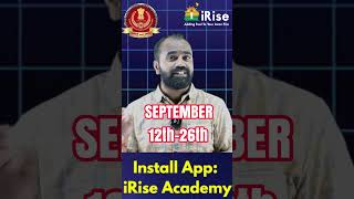 SSC CG -TIER -1 EXAM SCHEDULE Realesde #ssccglclasses #ssccgl #ssc