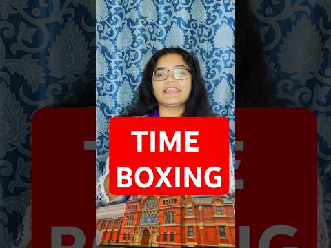 Time Boxing ✅ Highest Productivity for Students #shorts #studytips #jee #neet