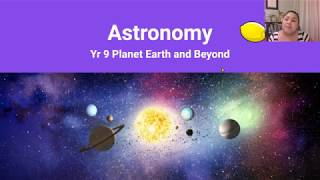 Yr 9 Science - Astronomy Research Project