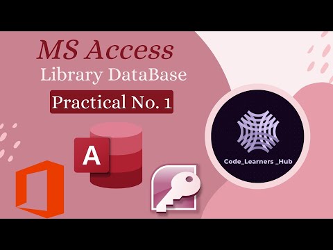 MS Access | Practical # 1 | Library Data Base #coding #msaccesstutorial #access #sql