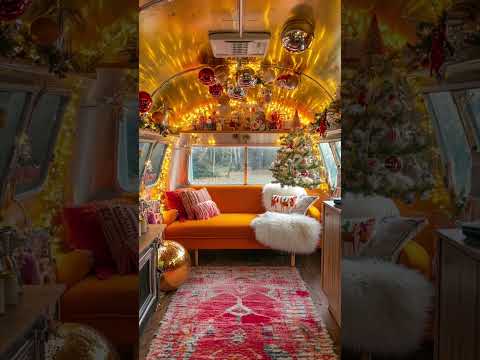Warm and Cozy Airstream Interior Ideas #shorts #shortsvideo #airstreamtrailer #airstream