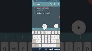 Cxxdroid - Basic tutorial programming c++ p2.