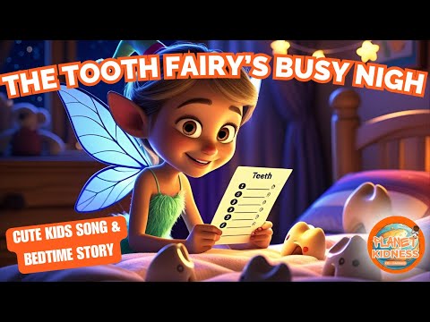 The Tooth Fairy’s Busy Night | Cute Kids Song & Bedtime Story  | Planet Kidness
