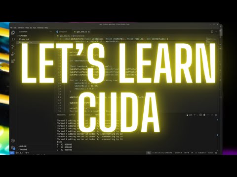 Easy afternoon project -- learn the basics of CUDA