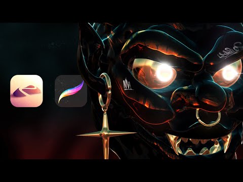 Nomad Sculpt, Procreate | Скульптинг на iPad | Первая работа в Nomad