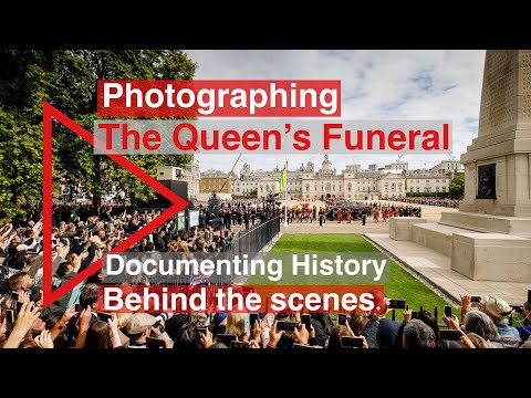 Photographing The Queens Funeral. Behind the scenes. Shooting with Canon R5 and 5dIV