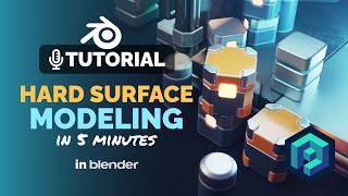 Learn Blender Hard Surface Modeling in 5 Minutes! | Polygon Runway