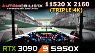 Automobilista | 11520x2160 | Triple 4K Monitor setup | RTX 3090 | 5950X