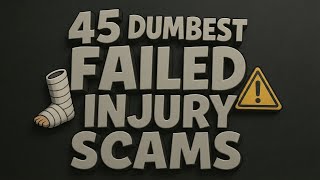 45 Dumbest Ways People Tried to Fake Injuries for Money