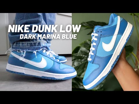 Nike Dunk Low Dark Marina Blue | review & on feet
