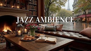 Morning Spring Coffee Shop Jazz Ambience | Relaxing Parisian Cafe Focus Music ☕🎹