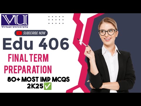 Edu 406 (Critical Thinking And Reflective Practice )Final term Preparation 2k25 /80+ imp quizes 2k25