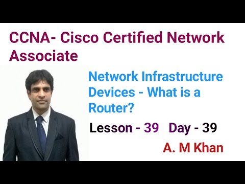 CCNA-NETWORK INFRASTRUCTURE DEVICES-ROUTER AND ITS FUNCTIONS