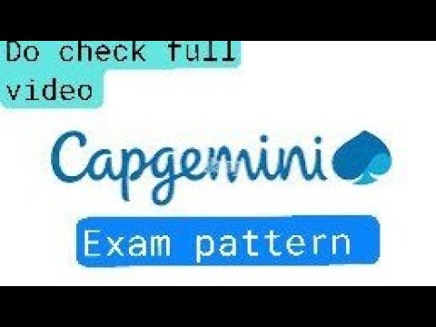 Capgemini exam pattern 2024