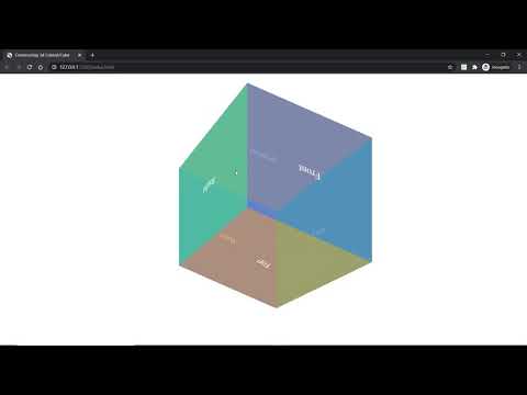 How to make a CSS 3D Cube Animation with HTML and CSS
