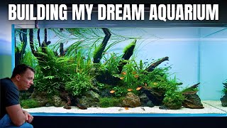MAKING THE ULTIMATE HOME AQUARIUM! FULL AQUARIUM BUILD START TO FINISH
