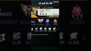Subscribe I'd sell for 99 #freefire #oldid