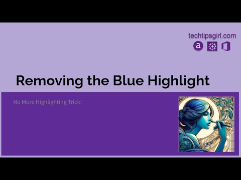 Tableau - Remove blue highlight