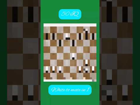 50 IQ mate in 1 Chess Puzzle