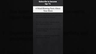 Mind blowing facts about your brain #mindblowingfacts #facts #factshorts #fact #brainfacts #usa #uk