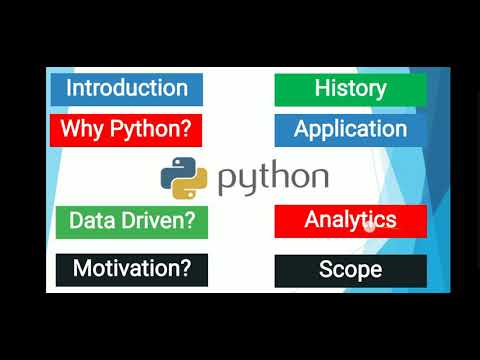 [0] Python Introduction in Hindi | Data Driven Approach | History | Motivation | Applications