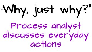 Process Analyst discusses: "Doing things for the next one"