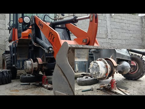 PAANO MAG PALIT AT MAGBAKLAS NG BRAKE CALIPER AT DISC PAD NG WHEEL LOADER
