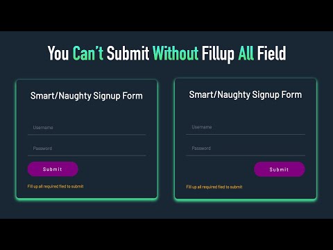 Must Watch the Demo! Creating a Clever and Playful Signup Form with HTML, CSS, and JavaScript