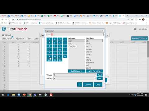 StatCrunch : Finding a Proportion